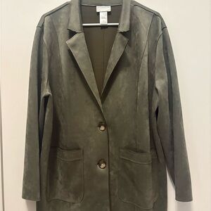 Alfred Dunner Olive Women's Blazer